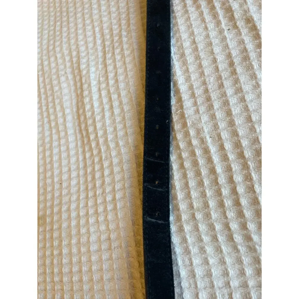 Free People Western Wear Black Rock Black Suede Gunmetal Skinny Belt Med/Lg - Picture 6 of 10